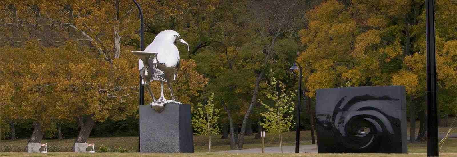 calidad Escultura al aire libre del metal fábrica