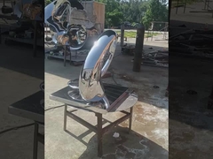 Esculturas abstractas famosas del estilo moderno del metal para la decoración interior