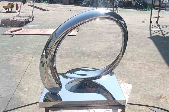 Esculturas abstractas famosas del estilo moderno del metal para la decoración interior