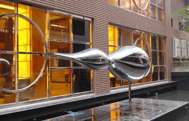 quality Nube moderna pulida del agua del acero inoxidable de la escultura abstracta para la decoración de la plaza factory