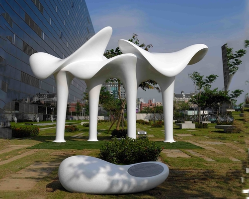 Acero inoxidable del arte de la escultura al aire libre pública del metal para la decoración de la plaza